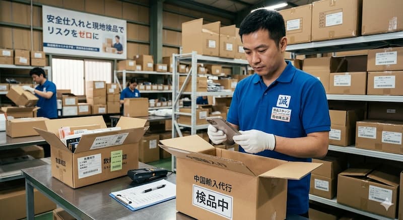 代行業者を利用した中国現地の検品と安全な仕入れ方