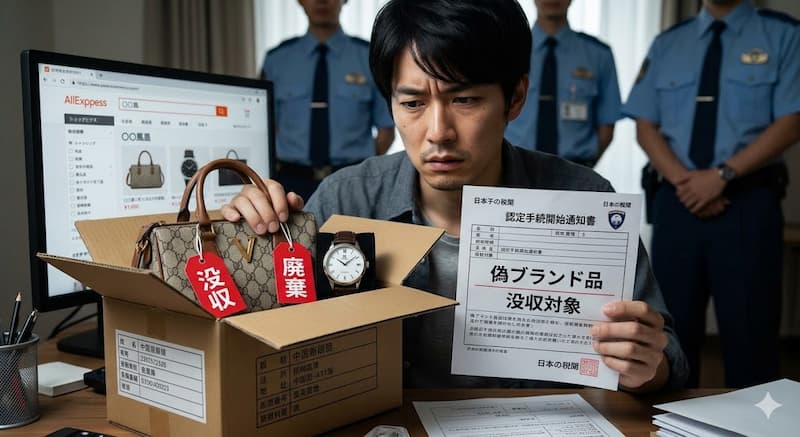 偽ブランド品を輸入した際のリスクと認定手続開始通知書への対処法
