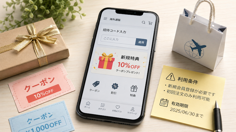 アリエクの招待コードと特典