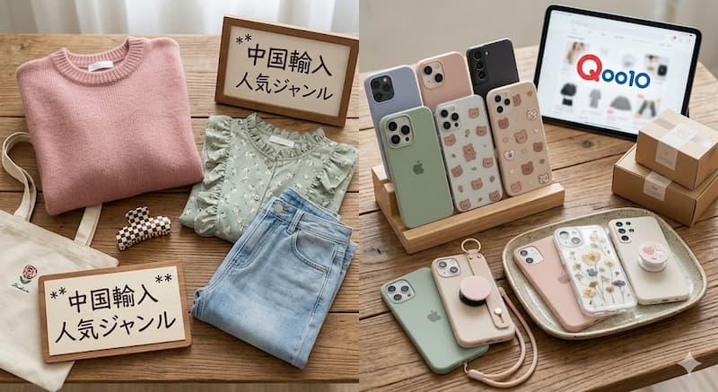Qoo10無在庫転売で儲かる中国輸入ジャンル
