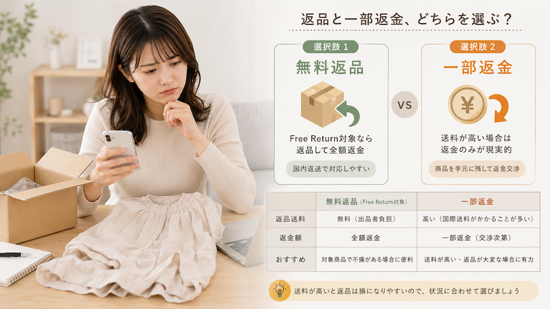 アリエクの返品と一部返金で損を防ぐ選び方