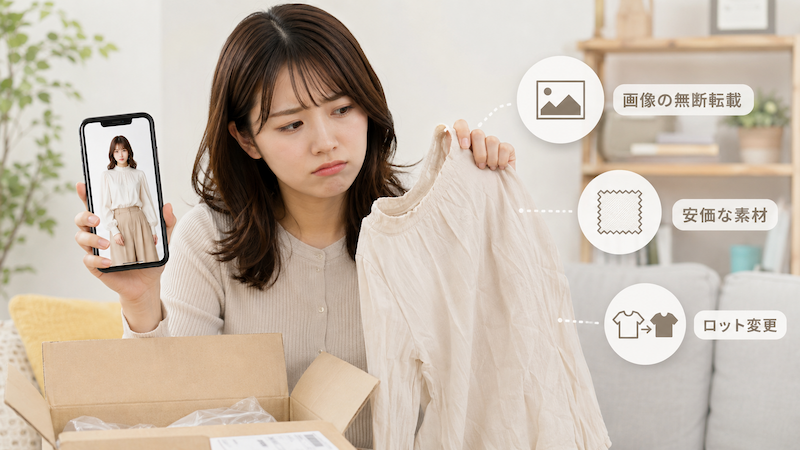 アリエクで写真と違う商品が届く3つの理由