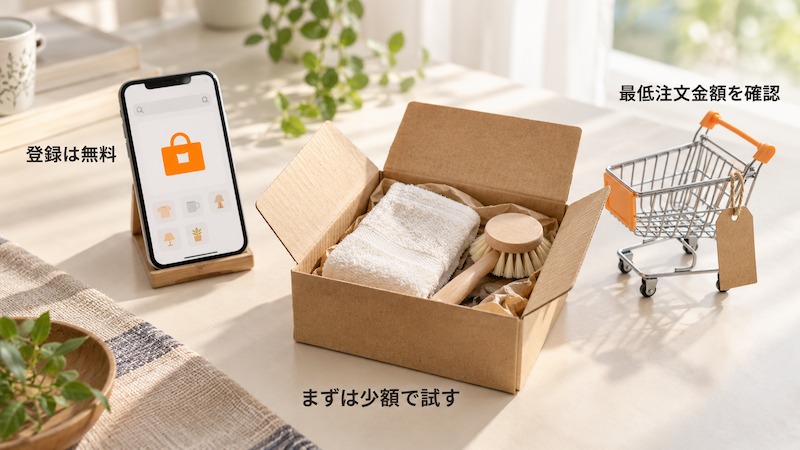Temuの無料登録・少額購入・最低注文金額の確認