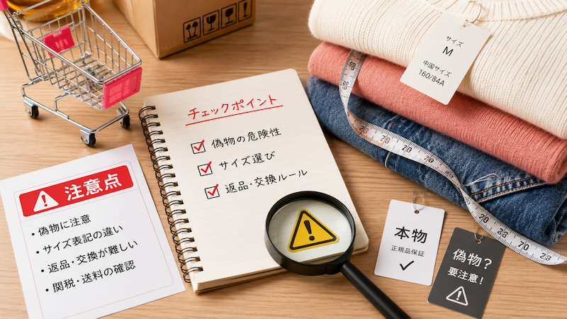 唯品会の偽物リスクとサイズ確認