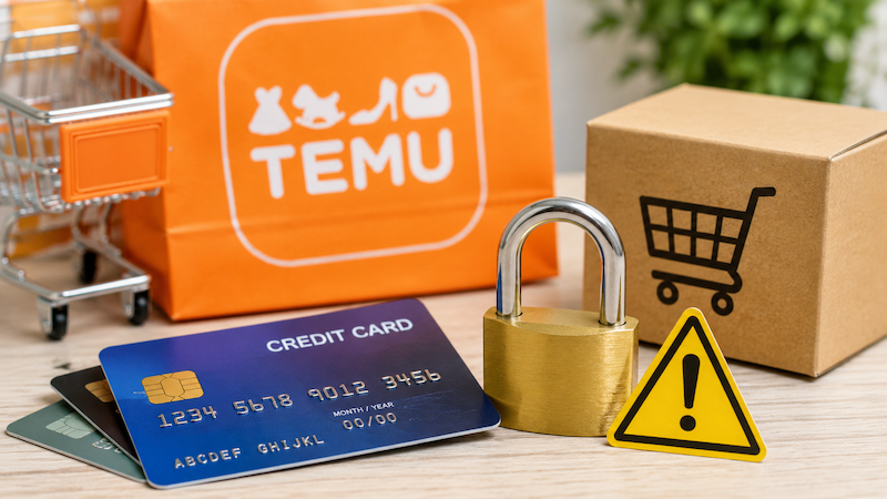 Temuのクレジットカード利用と安全性
