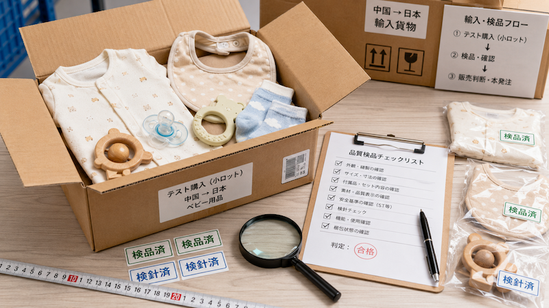 中国輸入ベビー用品の検品と仕入れ対策