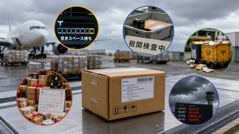 eパケットが遅くなる5つの原因