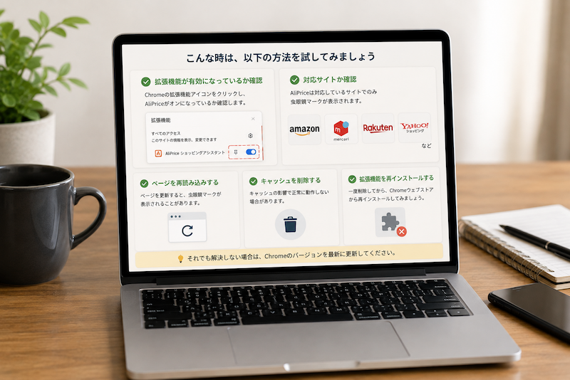AliPriceが使えない時の対処法