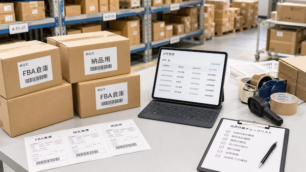 中国からFBA・指定倉庫への納品