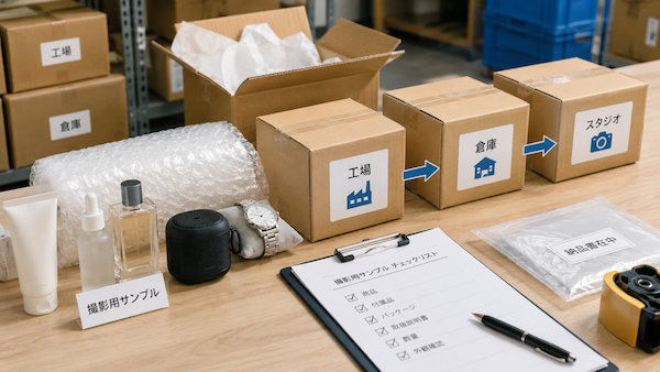 中国撮影用サンプルの商品手配