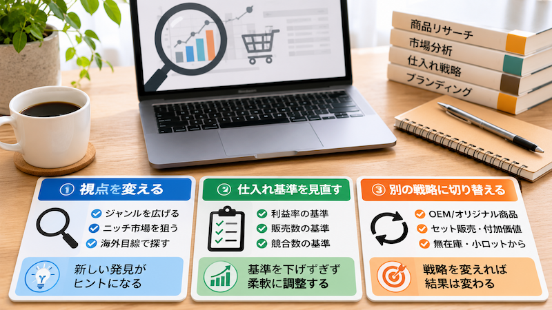 中国輸入で儲かる商品が見つからないときの対処法