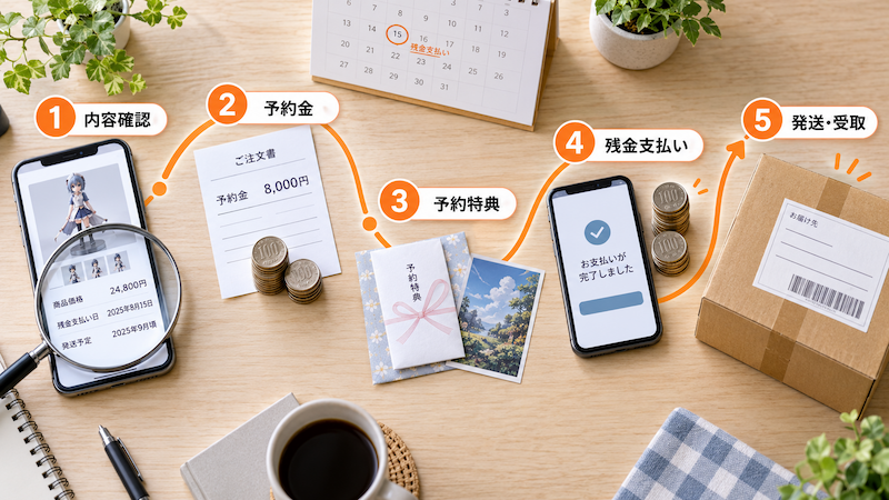 定金と尾款で予約商品を買う5ステップ