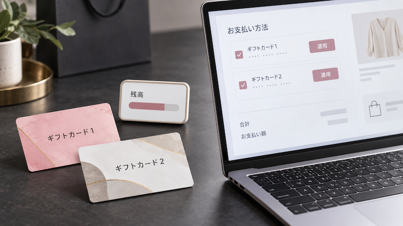 SHEINギフトカードの残高確認画面